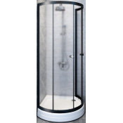 Душевой уголок Радомир Стронг 1-09-6-0-0-1801 90x90 черный/матовое