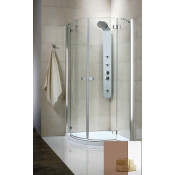 Душевой уголок Radaway Fuenta PDD 381001-08N 90x90 хром/коричневое