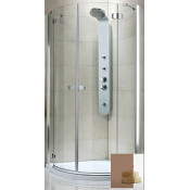 Душевой уголок Radaway Fuenta PDD E 381006-08N 100x80 хром/коричневое