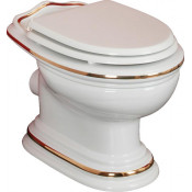 Унитаз Migliore Milady ML.MLD-25.711.D2, выпуск в стену, золото