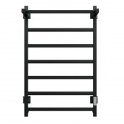 Электрический полотенцесушитель Aringa Порто 80x50 AR03010BL с полкой черный