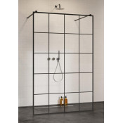 Душевая перегородка Radaway Modo Black I Factoryy 388144-54-57 140 черный/прозрачное