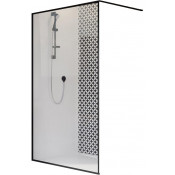 Душевая перегородка Radaway Modo X II Black Frame 389285-54-56 85 черный/прозрачное