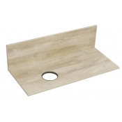 Столешница под раковину с панелью Акватон Мишель 1A253103MIX40 100 дуб эндгрейн