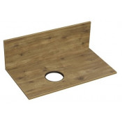 Столешница под раковину с панелью Акватон Мишель 1A256603MIDR0 80 дуб рустикальный