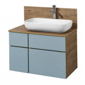 Тумба с раковиной Акватон Мишель 1A2568K2MIX30 80 дуб рустикальный