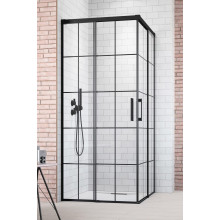 Душевая дверь Radaway Idea KDD Factory 387060-54-55L 90L черный/прозрачное