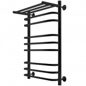 Водяной полотенцесушитель Indigo Brace LBCW80-50PBR 80x50 черный муар