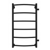 Водяной полотенцесушитель Indigo Arc LASW70-30BR-б/п-50 70x30 черный муар