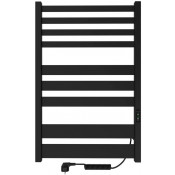 Электрический полотенцесушитель Indigo Atlas LСLATE80-50BRRt 80x50 черный матовый