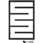 Электрический полотенцесушитель Indigo Delos DGD80-50BRRt 80x50 черный муар