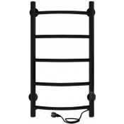 Электрический полотенцесушитель Indigo  Arc Lux LCALE80-40BRRt 80x40 черный муар