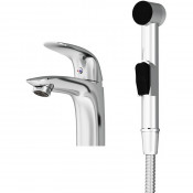 Смеситель для раковины Damixa Eclipse 310300001 с гигиеническим душем хром