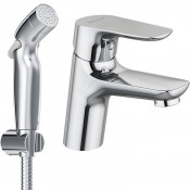 Смеситель для раковины Damixa Jupiter 770300001 с гигиеническим душем хром