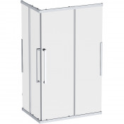 Душевой уголок AM.PM Func W84G-403-12090-MТ 120x90 матовый хром/прозрачное