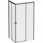 Душевой уголок AM.PM X-Joy W94G-403-10080-BТ 100x80 черный/прозрачное