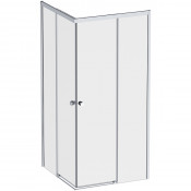 Душевой уголок AM.PM X-Joy W94G-403-9090-МТ 90x90 матовый хром/прозрачное