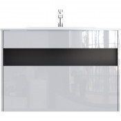 Тумба с раковиной AM.PM Func M8FFUX1001WG/M8FWPC1000WM белый глянец