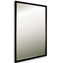 Зеркало Art&Max Aversa AM-Ave-700-1200-DS-F 70x120 с подсветкой, черный