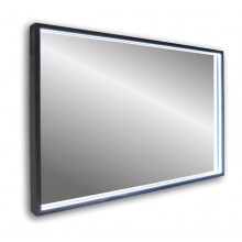 Зеркало Art&Max Aversa AM-Ave-900-650-DS-F 90x65 с подсветкой, черный