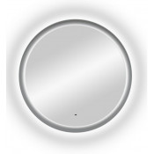 Зеркало Art&Max Napoli AM-Nap-800-DS-F-Grey 80x80 с подсветкой, серый