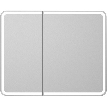 Зеркало-шкаф Art&Max Platino 100 AM-Pla-1000-800-2D-F белый