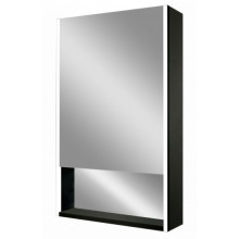 Зеркало-шкаф Art&Max Foggia 50 AM-Fog-500-800-1D-L-DS-F-Nero левый черный