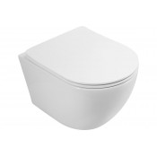 Унитаз подвесной Art&Max Sanremo AM026CHR/SC с сидением, белый