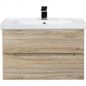 Тумба с раковиной Art&Max Techno AM-Techno-900-2C-SO-LW623/641617 90 дуб мелфорд натуральный