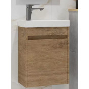 Тумба с раковиной Art&Max Family-M Family-M-400-1D-SO-HG/AM-LAV-400-MR-Mini harbor golden