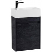 Тумба под раковину Art&Max Family-M Family-M-400-1D-SO-HC hard coal