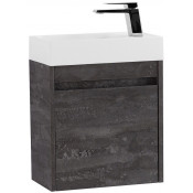 Тумба с раковиной Art&Max Family-M Family-M-500-1D-SO-IS/AM-LAV-500-MR-Mini iron stone