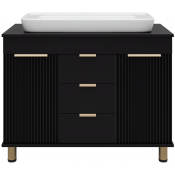 Тумба под раковину Brevita Enfida ENF-06100-0243Я черный