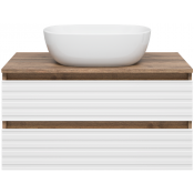Тумба под раковину Brevita Dakota DAK-09080-19/01-2Я 80 белый