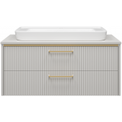 Тумба под раковину Brevita Elche ELC-01100-0502Я 100 серый