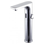 Сенсорный смеситель beWash Photocell для раковины (со смешиванием), хром, 220В/6В BWAM0BH8038