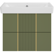 Тумба под раковину Brevita Vega VEG-09070-0802Я 70 зеленый
