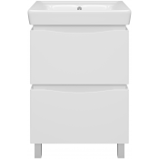 Тумба с раковиной Misty Венера УТ000001778 60 белая эмаль