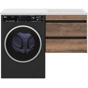 Тумба с раковиной Misty Коломбо УТ000015590 120 R дуб галифакс/антрацит