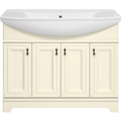 Тумба с раковиной Misty Лувр УТ000005246 105 слоновая кость