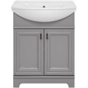 Тумба с раковиной Misty Лувр УТ000014318 65 серый