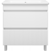 Тумба с раковиной Misty Мира УТ000022684 80 белый