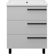 Тумба с раковиной Misty Ненси УТ000015706 70 серый