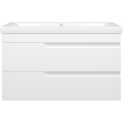 Тумба с раковиной Misty Софт УТ000015048 90 белый