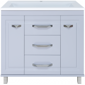 Тумба с раковиной Misty Терра УТ000011810 90 серый