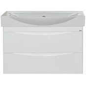 Тумба под раковину Misty Элвис П-Элв01085-0112ЯПо 85 белая эмаль