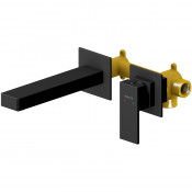 Смеситель для раковины Aquatek Либра AQ1613MB черный матовый