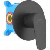 Смеситель для душа Aquatek Бетта AQ1166MB черный матовый