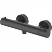 Смеситель для душа Aquatek Европа AQ1363MB с термостатом черный матовый