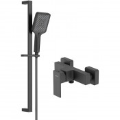 Комплект смесителей Aquatek Либра AQ1632MB черный матовый